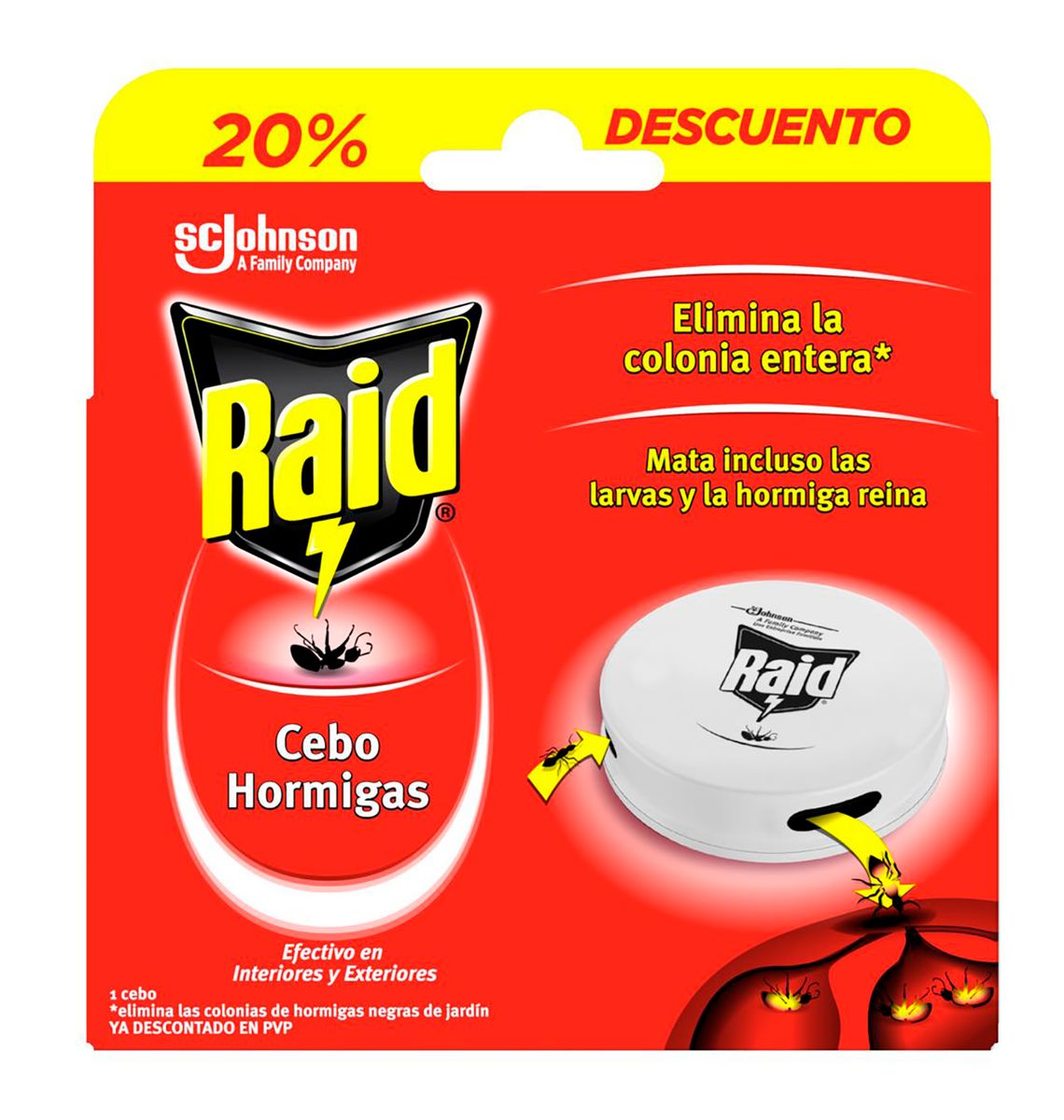 INSECTICIDA RAID CEP FORMIGUES 1u