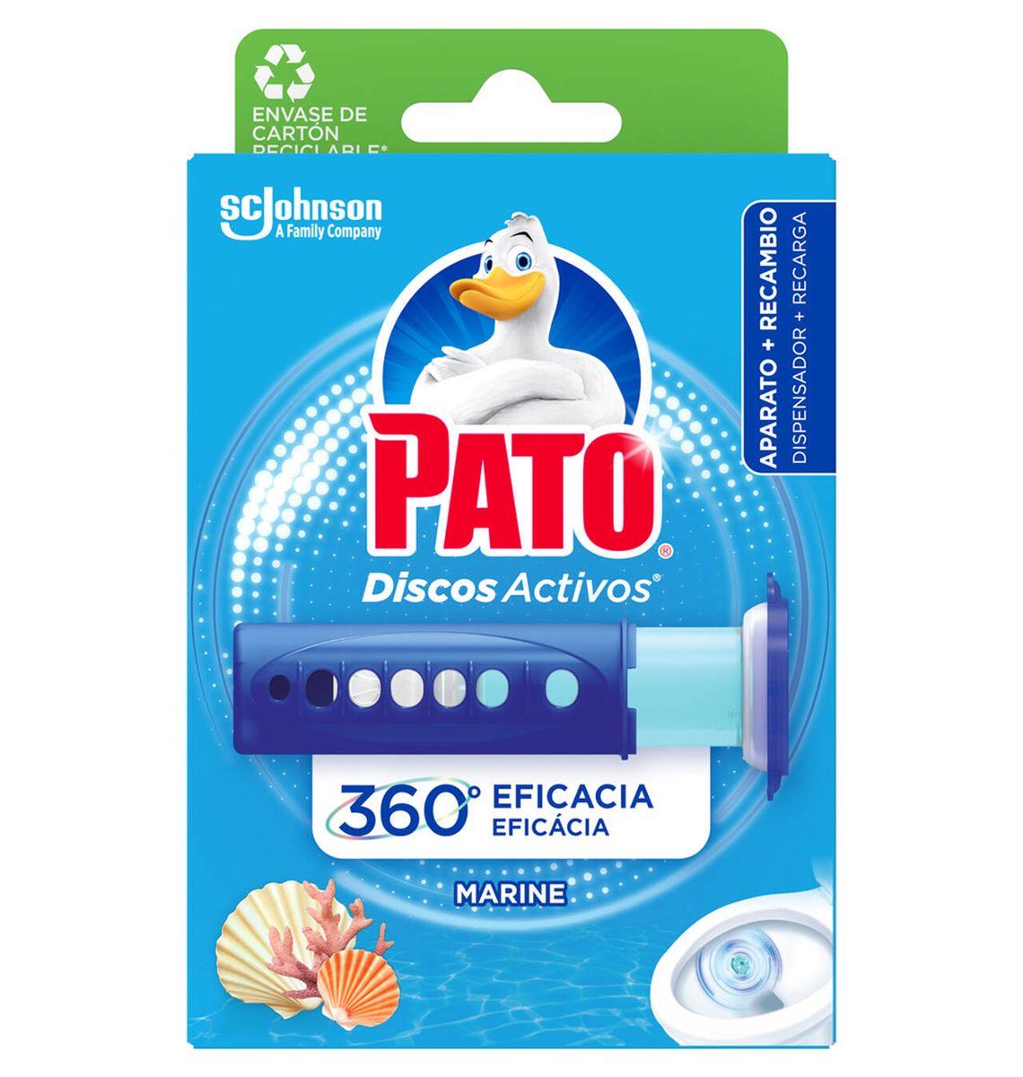NETEJA WC PATO DISC MAR x6
