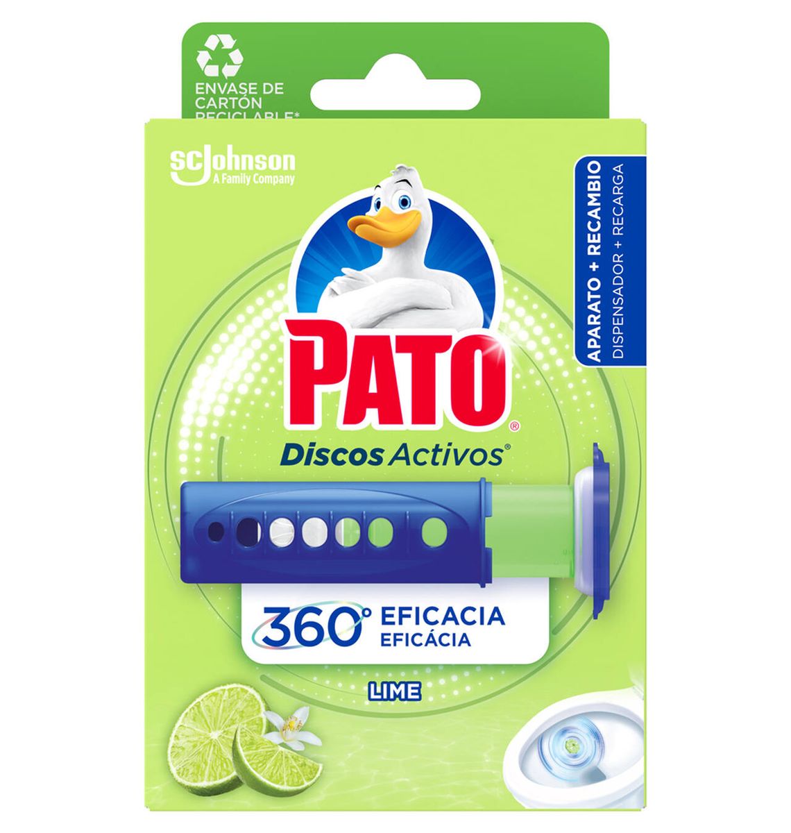 NETEJA WC PATO DISC LIMA x6