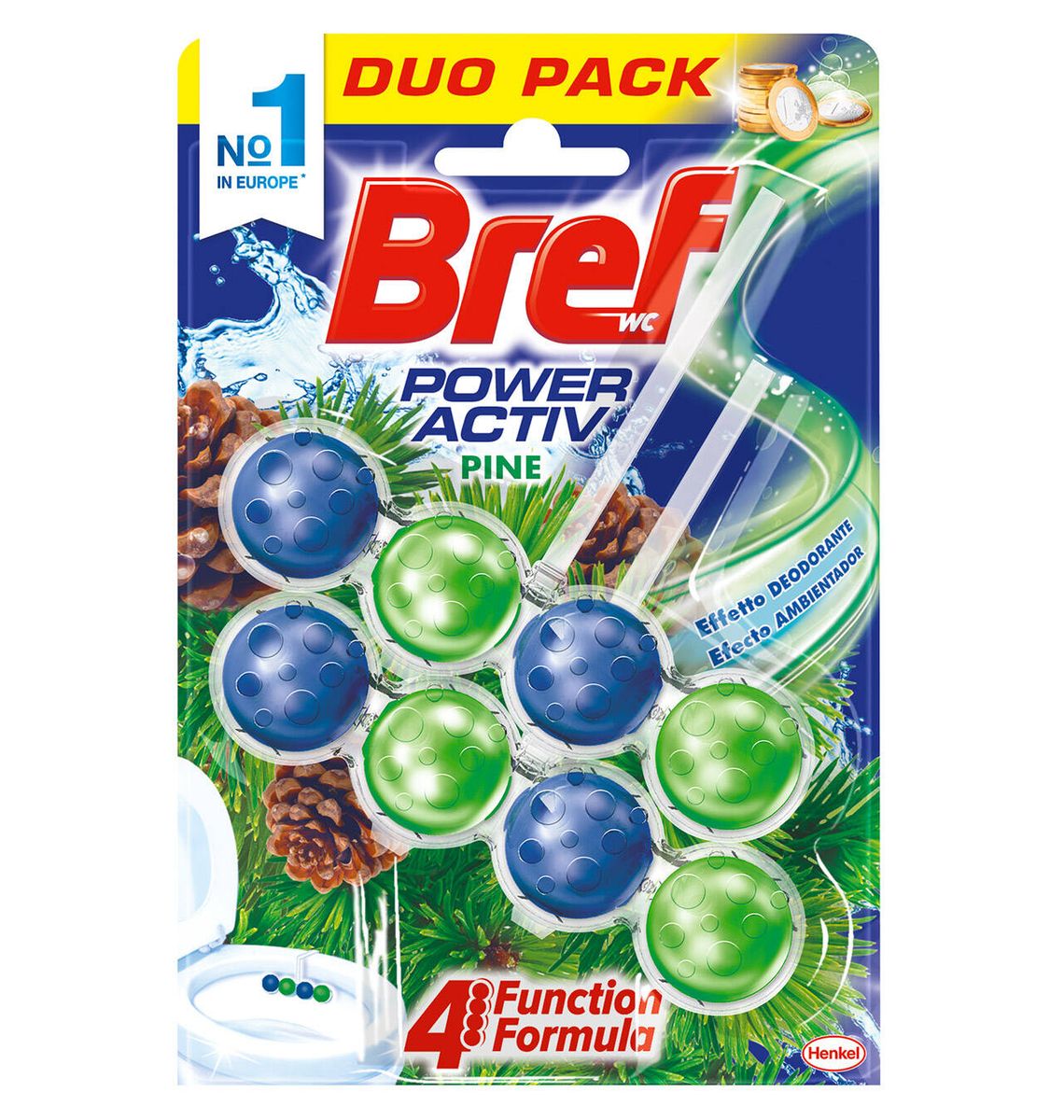 NETEJ WC BREF PI POD ACT NAT x2