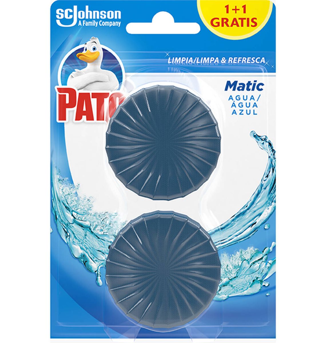 NETEJA WC PATO MATIC BLAU x1