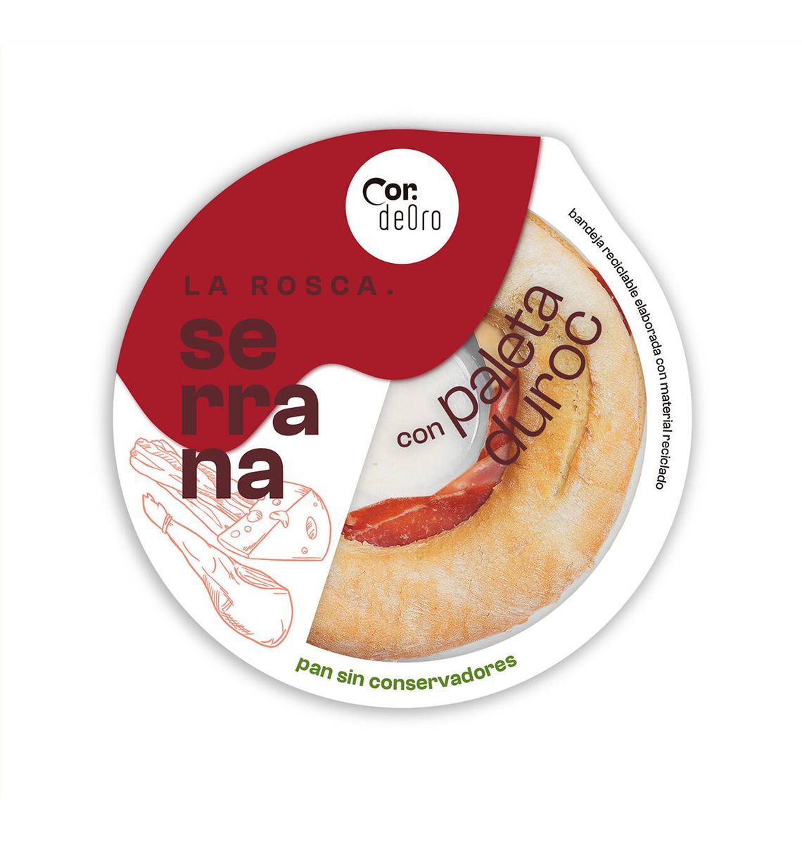 ROSCA RUSTICA SERRANA ORO 480g