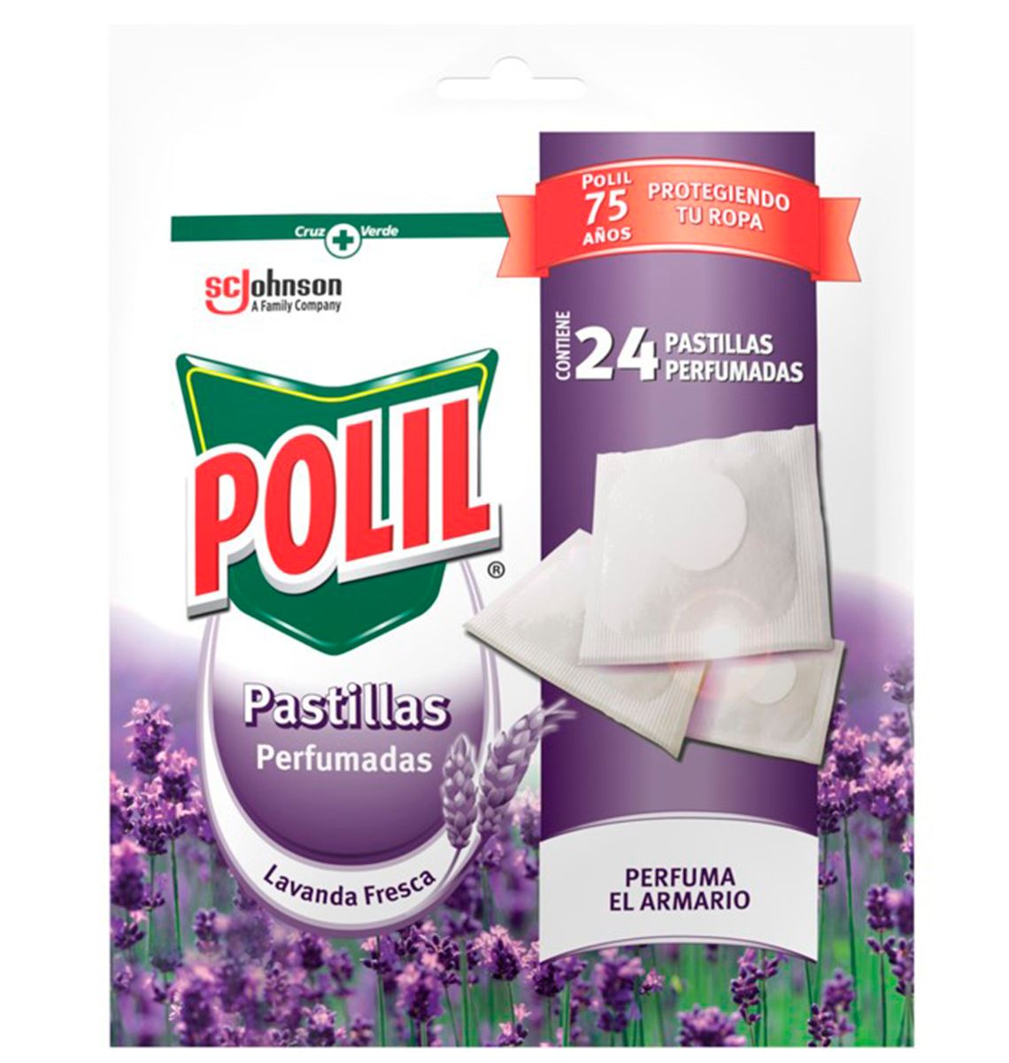 PASTILLA POLIL LAVANDA x24