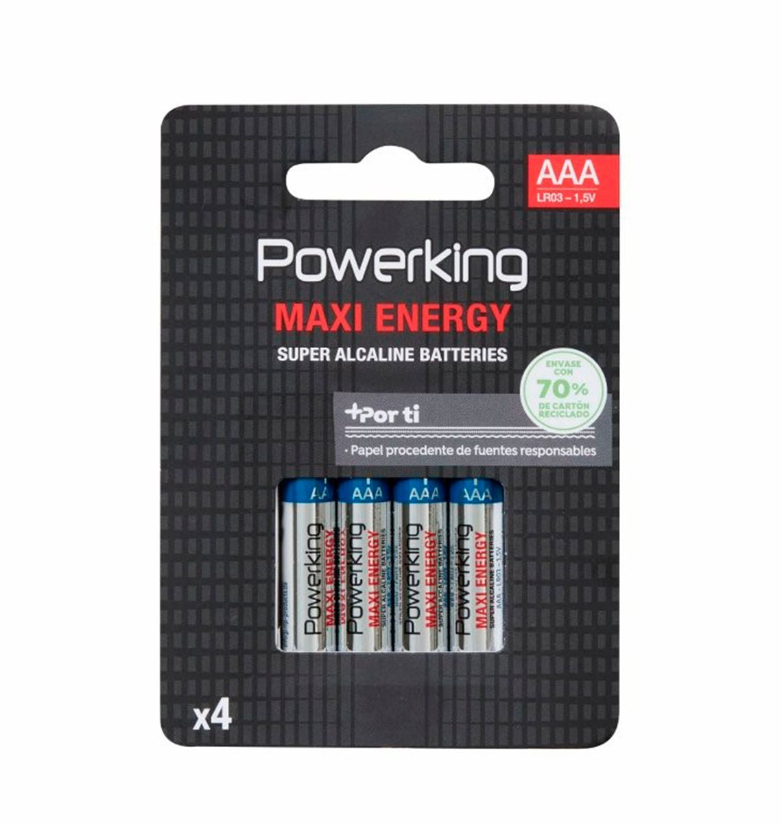 PILA ALC POWER KING AAA LR03 x4