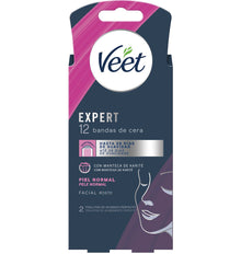 BANDES VEET FACIAL EXPERT x12