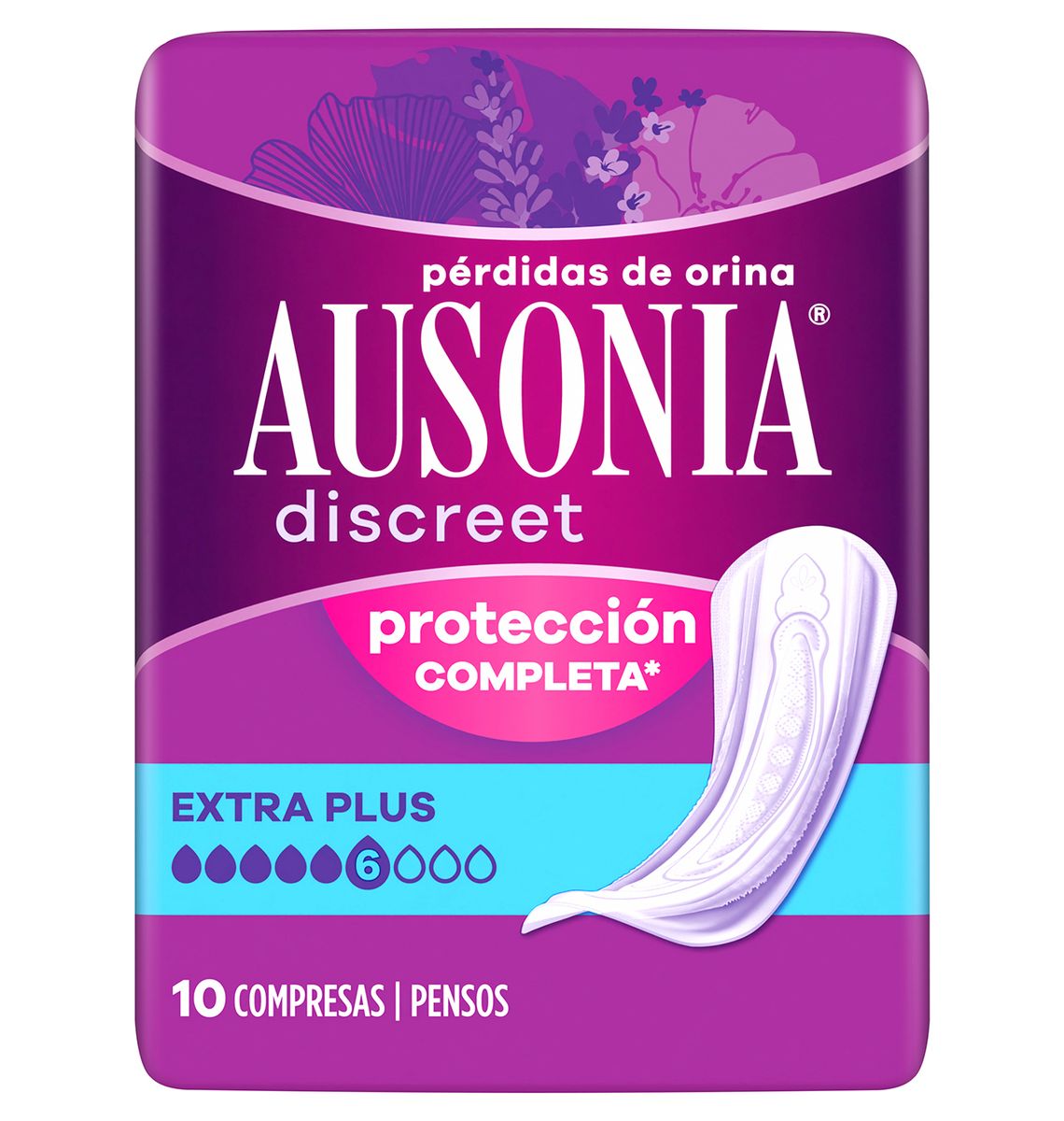AUSONIA DISCREET MAXI 10u