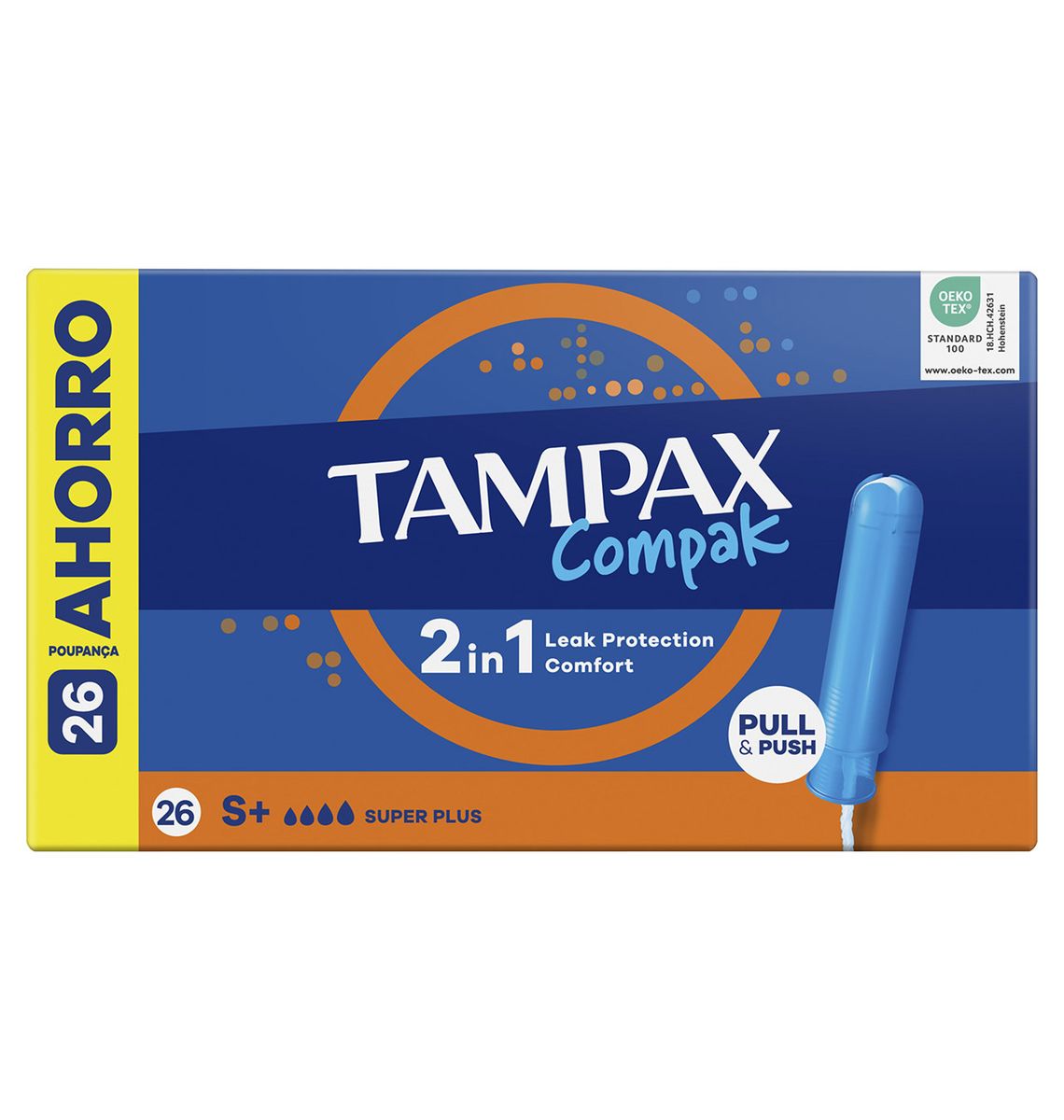 TAMPO TAMPAX SUP PLUS COMP x26