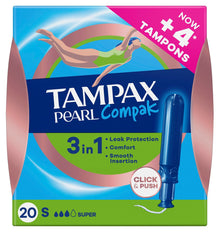TAMPAX COMPAK PEARL SUPER 20u