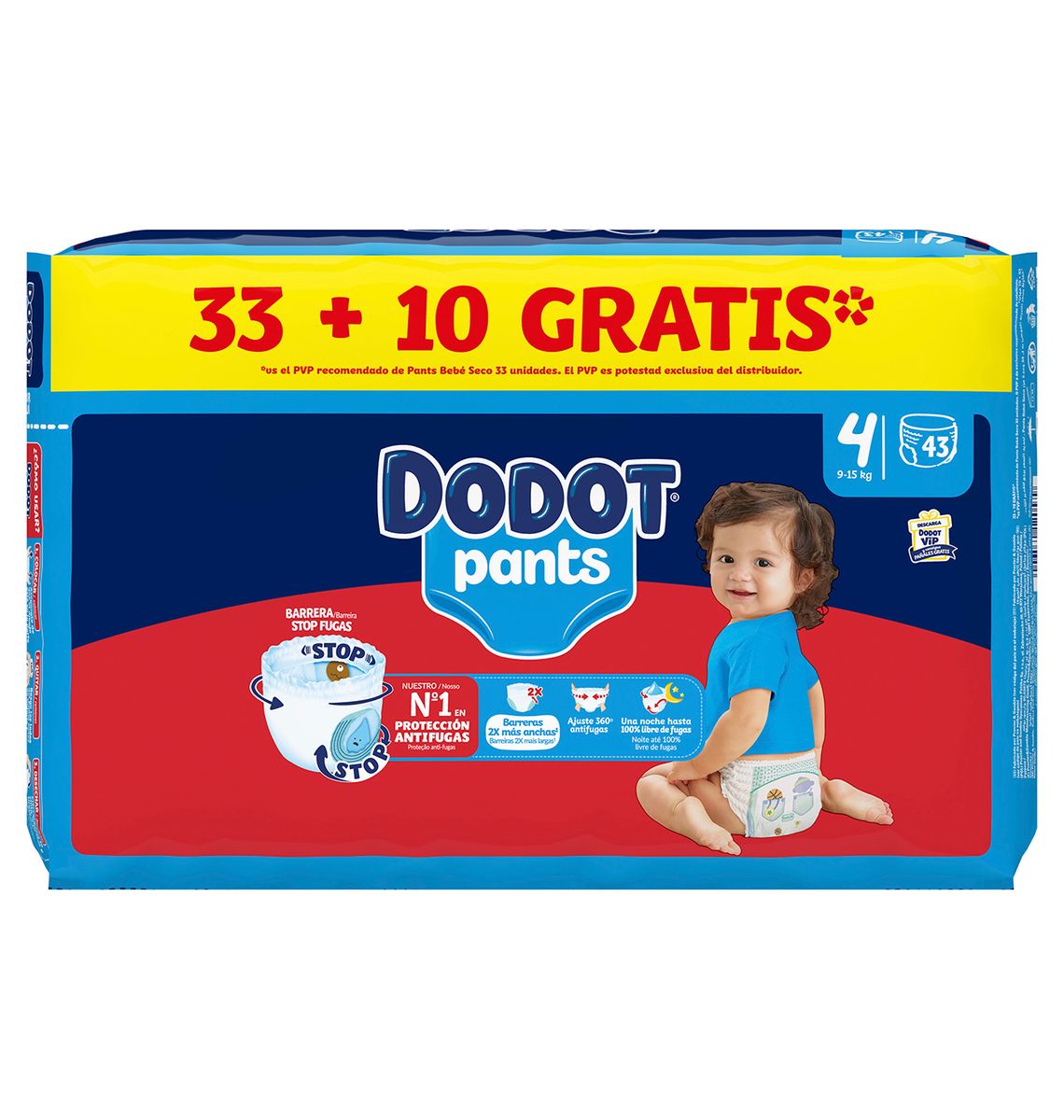PANTS DODOT T4 9-15Kg x33