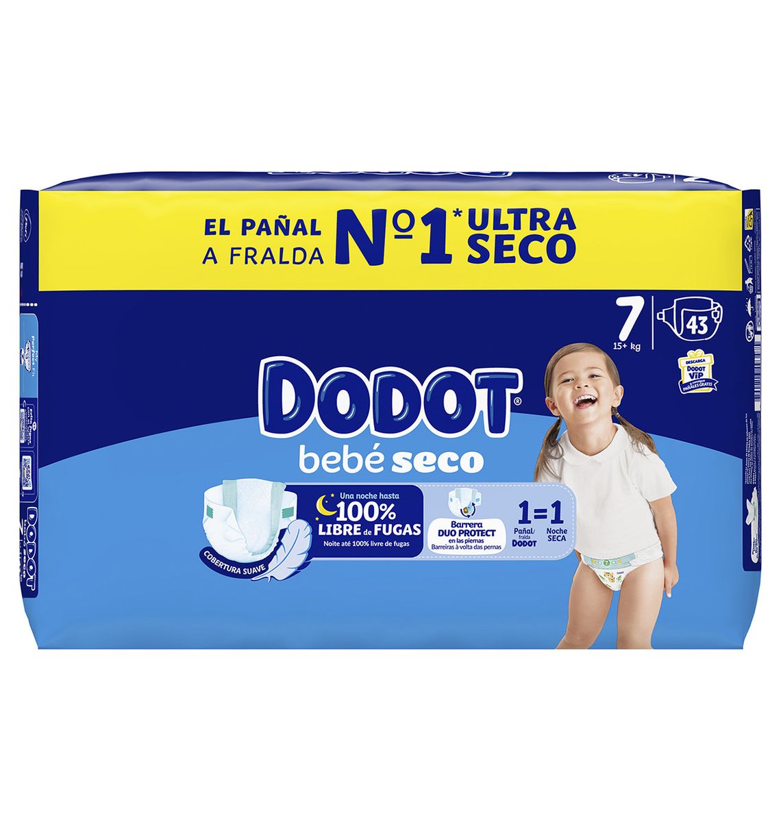 BOLQ DODOT BEBE SEC 15+ Kg x43